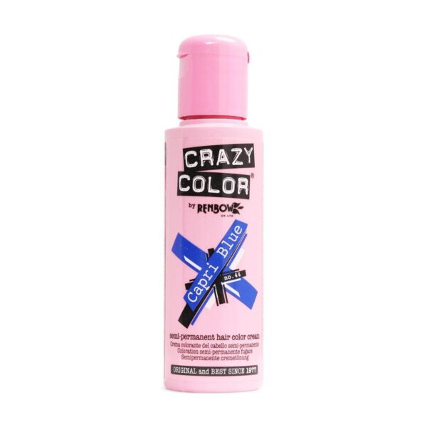 Crazy Colour Capri Blue Semi-Permanent Hair Dye